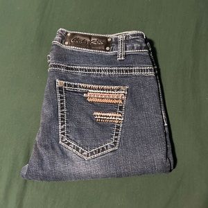 Brand new cedar rose boot cut jeans worn maybe 2 times
